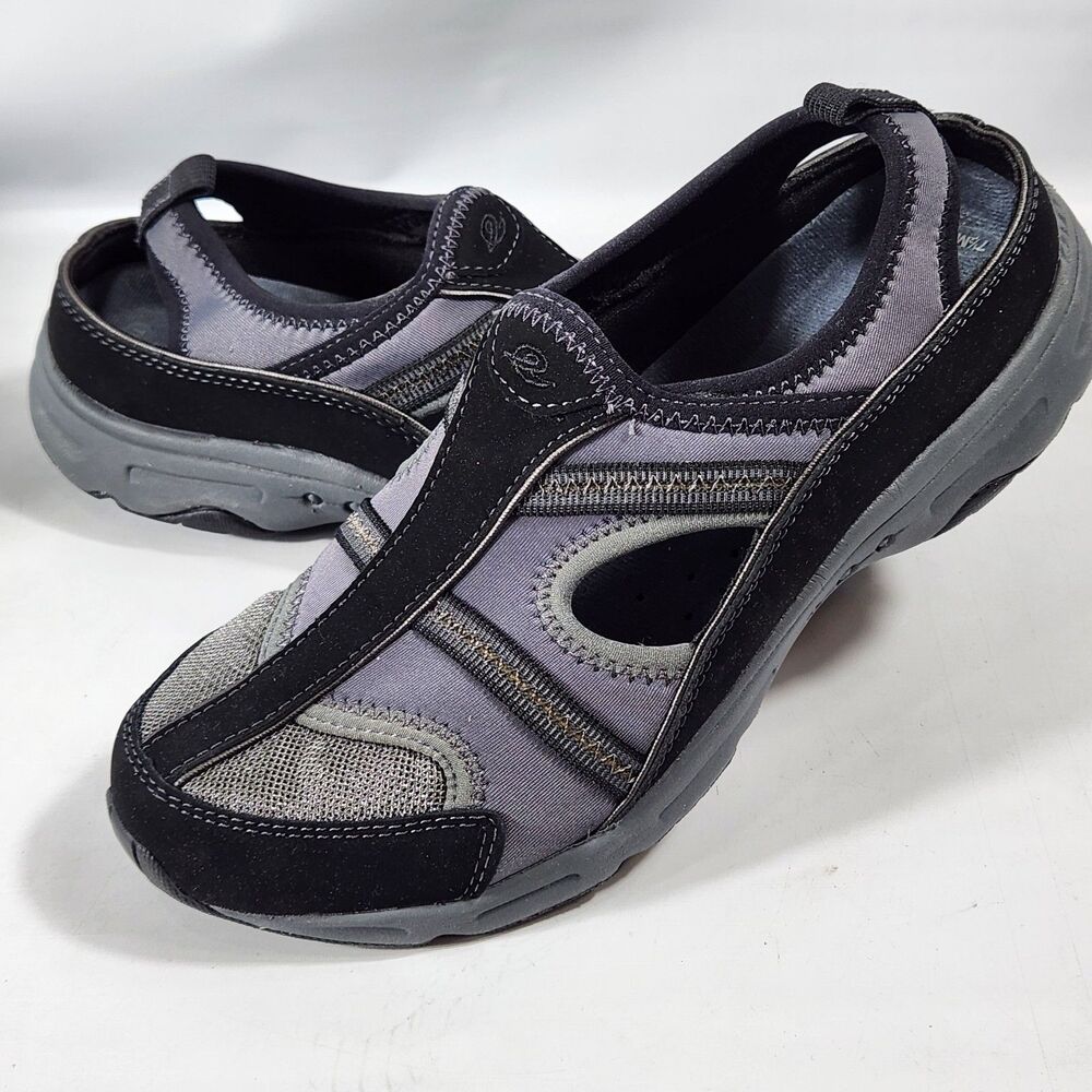 Easy Spirit Womens Arbitrary Walking Active Slingback Shoes Size 7.5 Gray NEW
